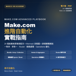 Make.com 進階自動化實戰指南（電子書 PDF）