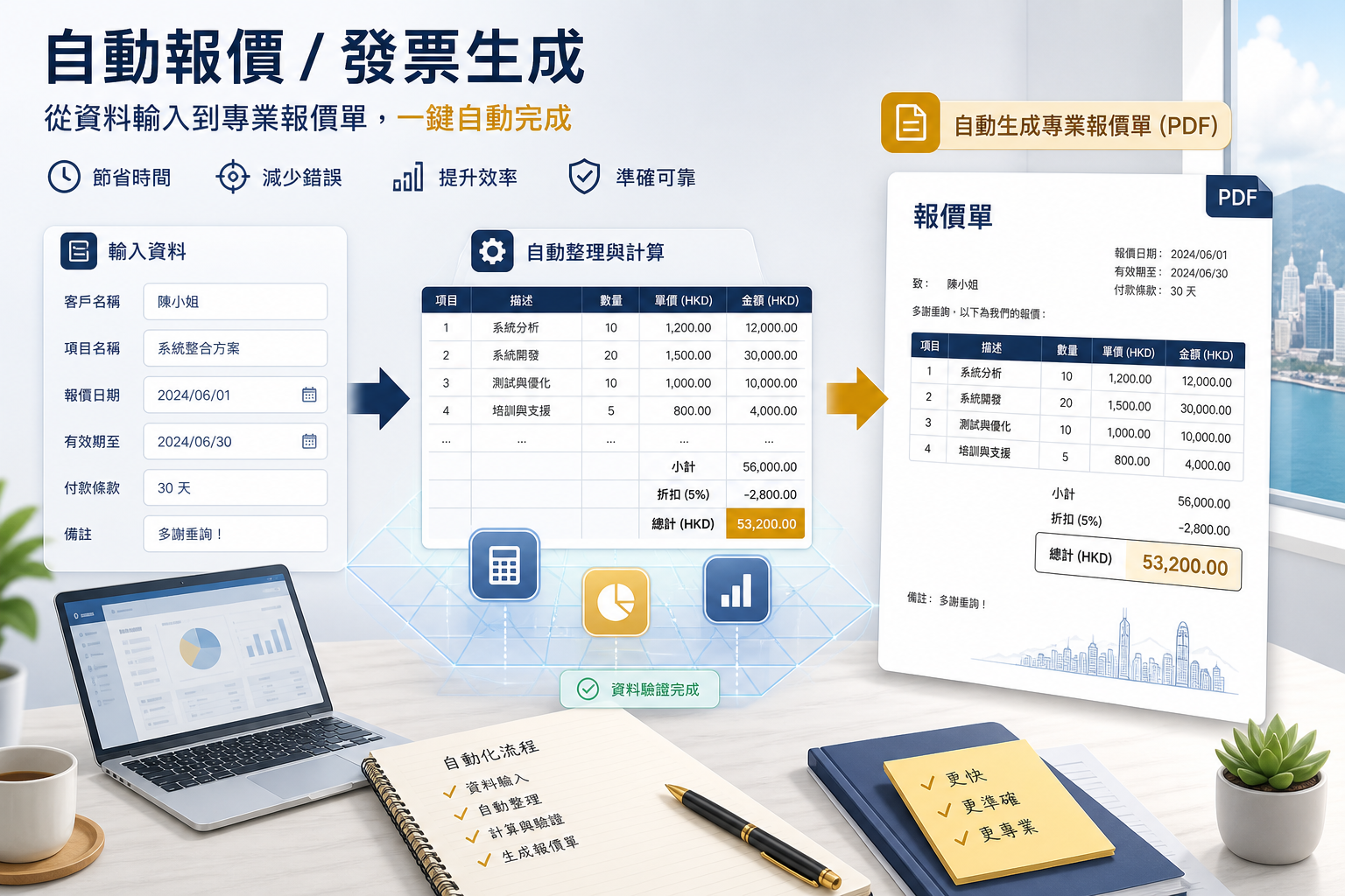 自動生成報價單 Demo